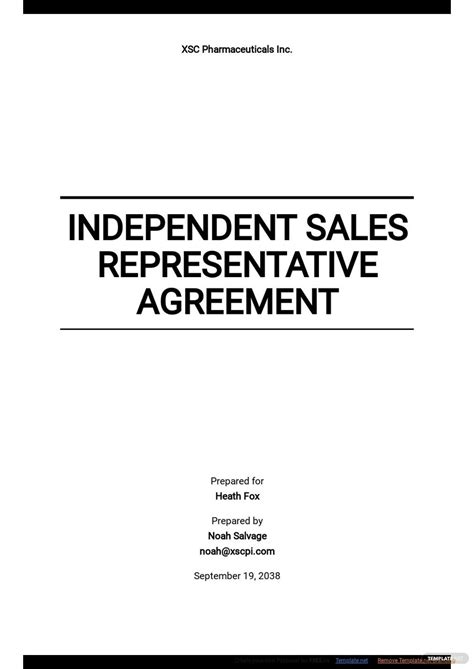Negotiating an Independent Sales Rep Agreement
