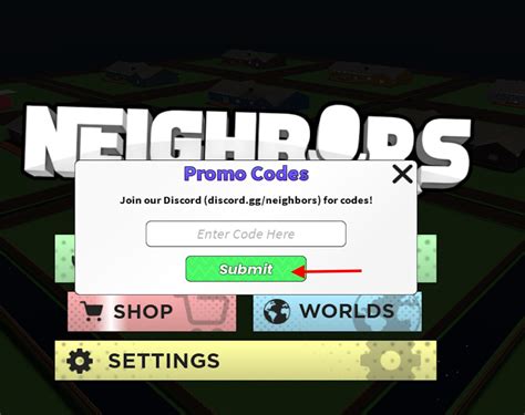 Neighbors Promo Codes Roblox