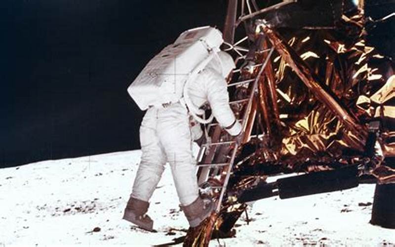Neil Armstrong Walking On The Moon