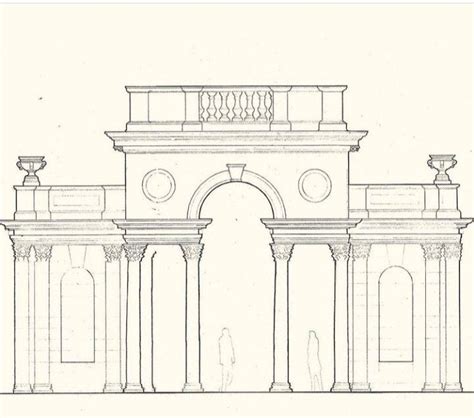 Neoclassical Architecture Drawing Easy