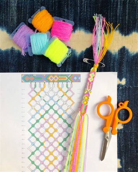Neon Friendship Bracelet Patterns