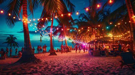 Neon Glow Night Beach Party