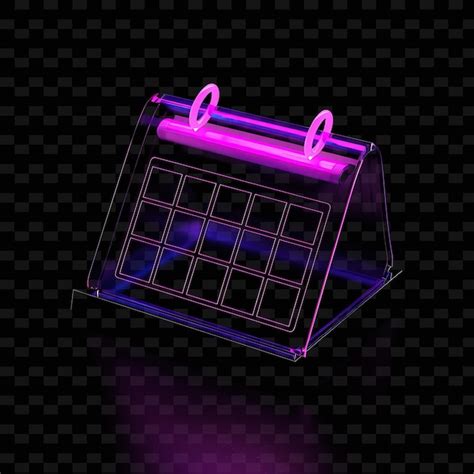 Wall Calendar Neon Leaf Template for 2019 Year Stock Illustration Illustration of april, date