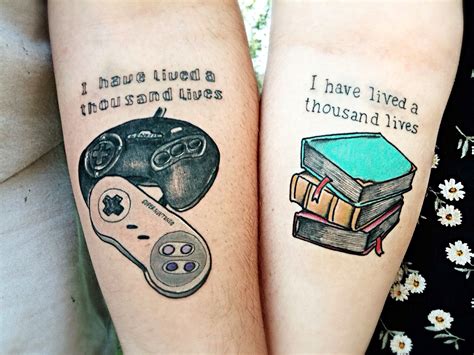 Nerd Couple Tattoos