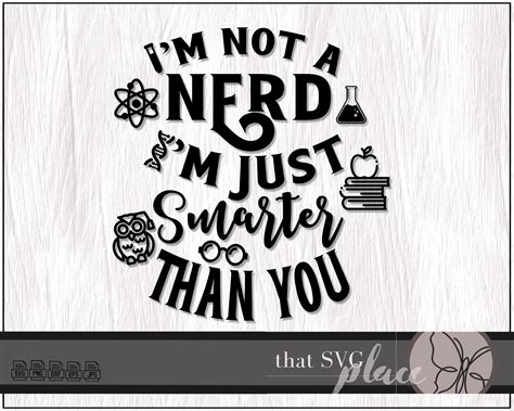Level Up Your Craft Game with Nerdy SVG Designs: Geek Out with High Quality Vector Graphics!