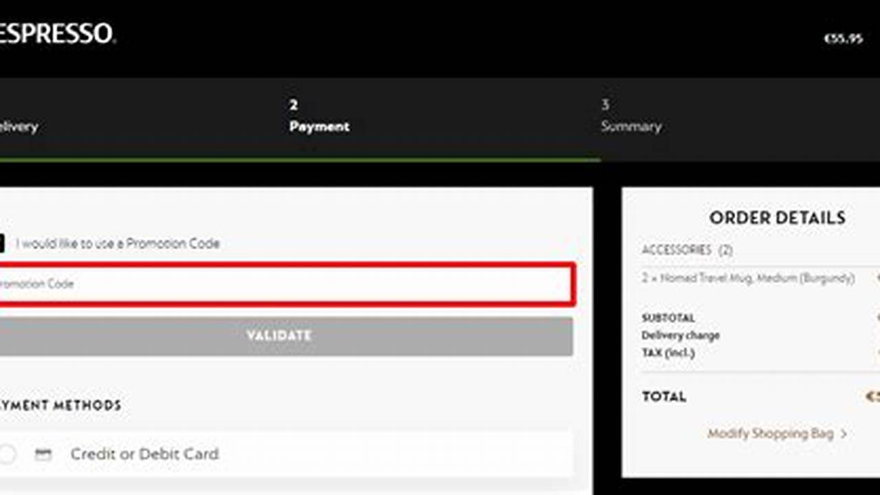 Nespresso Promotion Code 2024 India