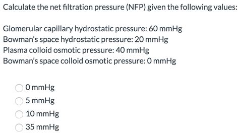 Calculate Your Net Filtration Pressure in a Flash with Our Easy-to-Use Calculator