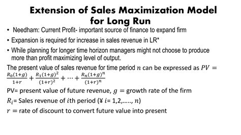 Net Sales Maximization