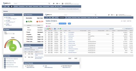 NetSuite ERP System