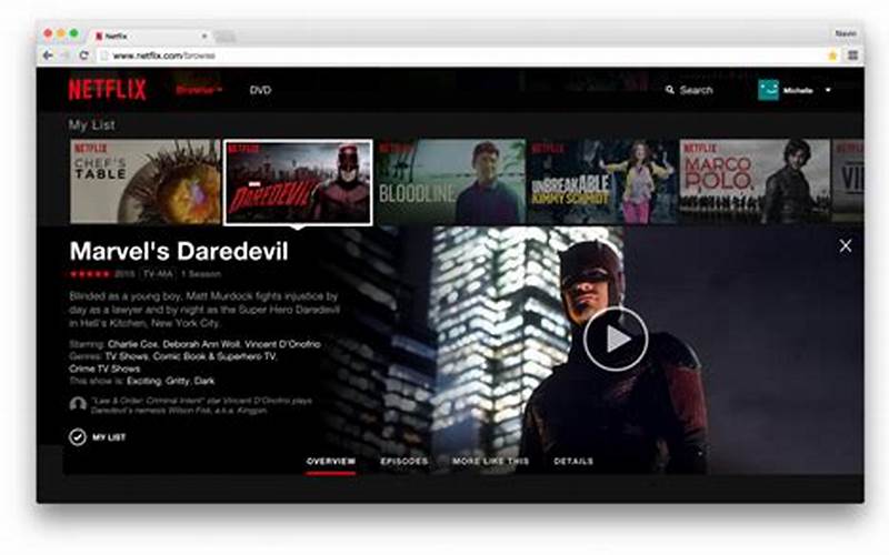 Netflix Website