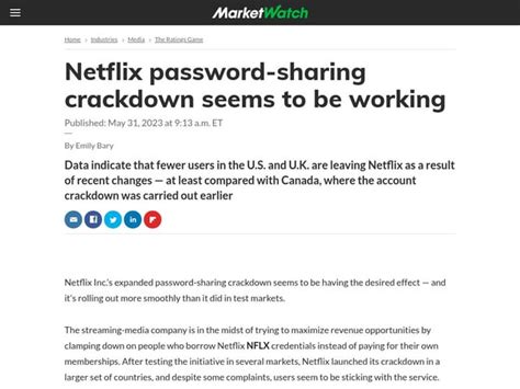 Netflix Password Sharing Crackdown Reddit