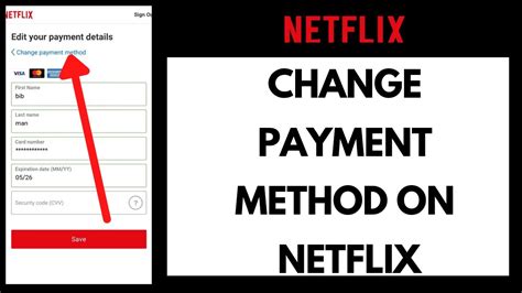 Netflix payment method