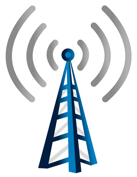 Network Antenna 3D PNG