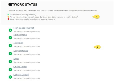 Network Status