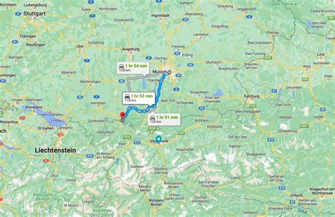 Neuschwanstein Castle Biking Route