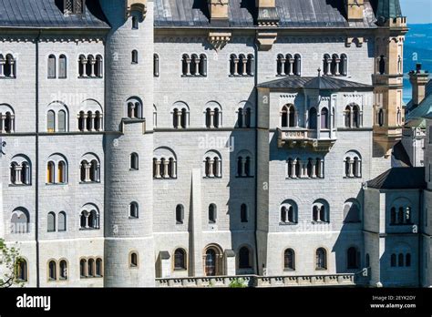 Neuschwanstein Castle close up