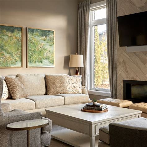 Neutral Backdrop for Living Room