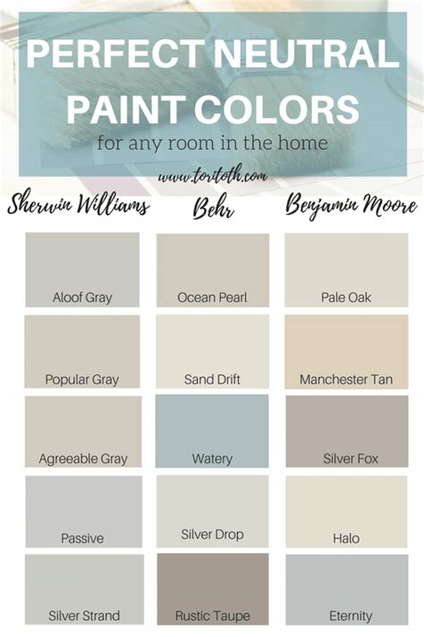 Neutral Paint Colors That Go With Everything