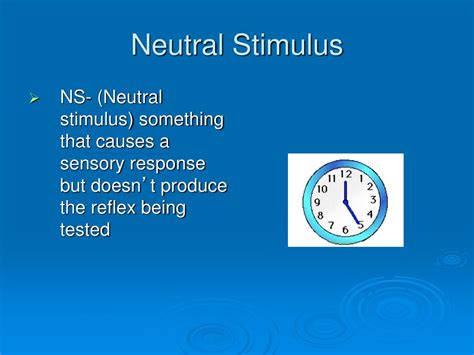 Neutral Stimulus Psychology Example