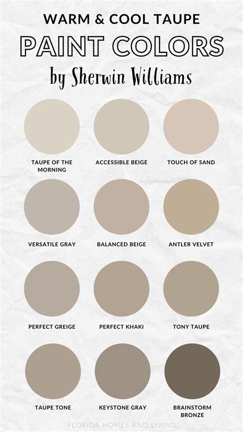 Neutral Taupe Paint Colors