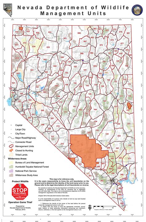 Nevada GMU 061 Map MyTopo