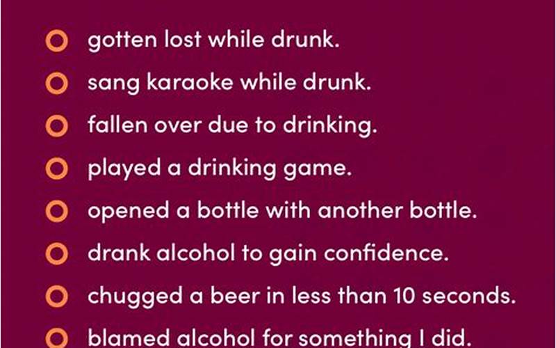 Never Have I Ever Drinking Game