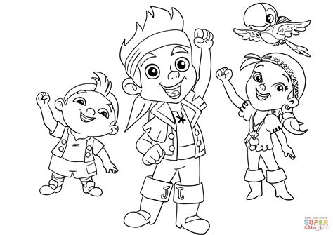 Neverland Pirates Coloring Pages