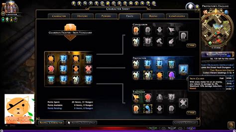 Neverwinter Feats Calculator