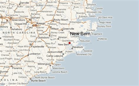 New Bern North Carolina Map