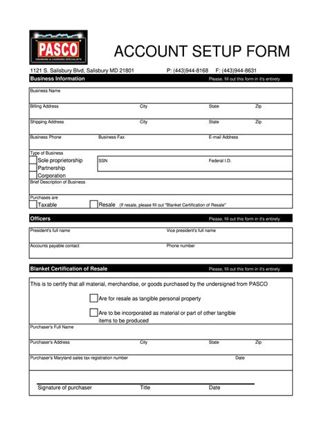 MMU New Customer Form