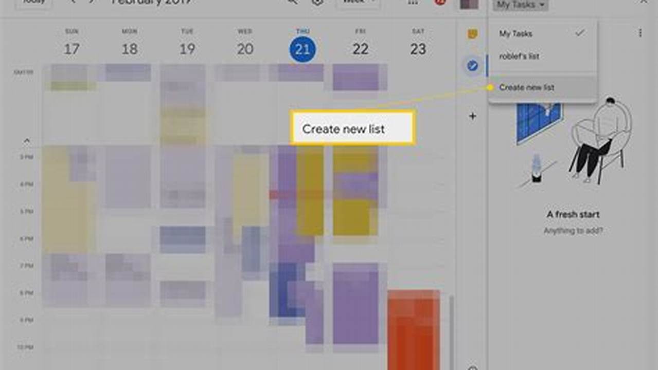 New Google Calendar Tasks