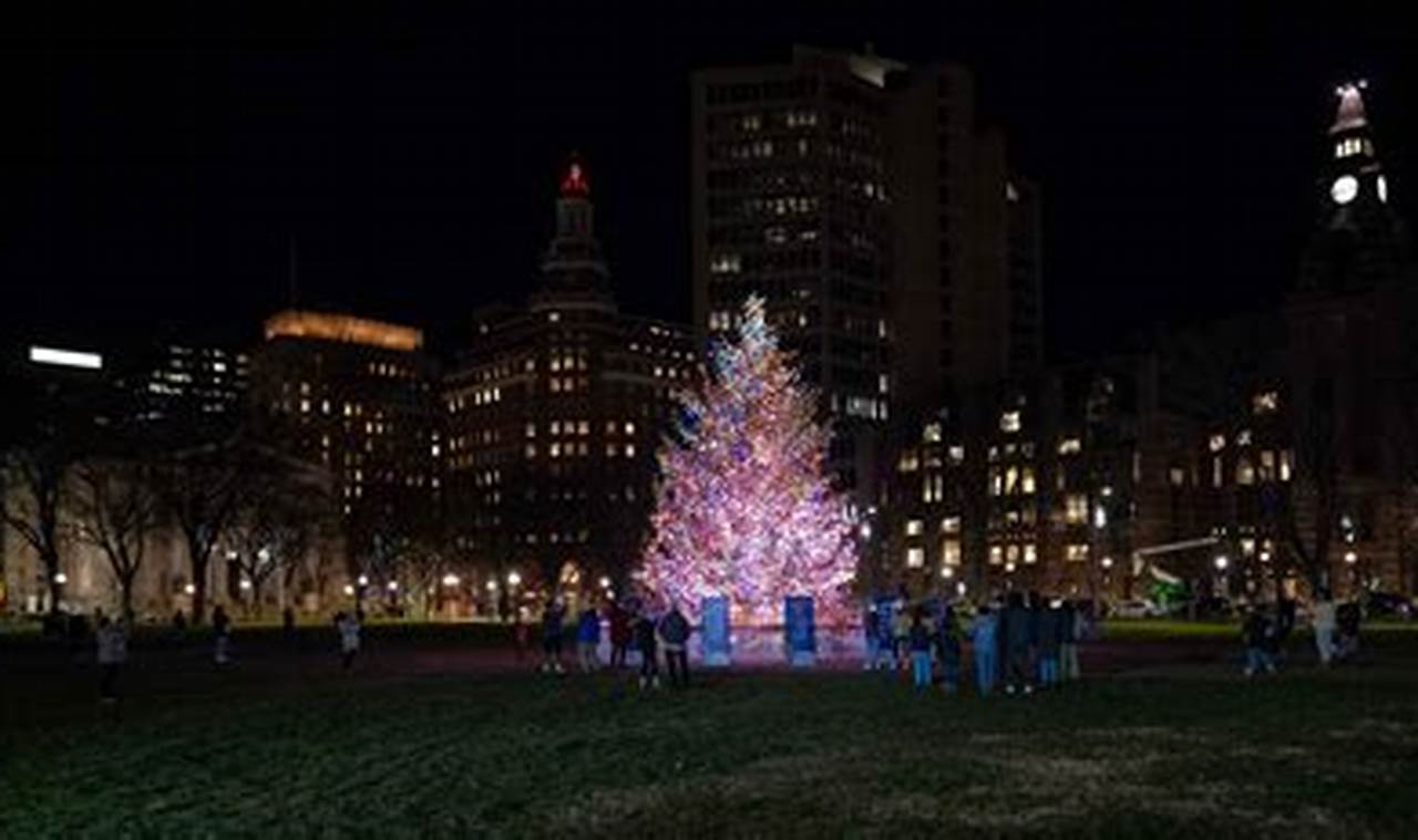 New Haven Christmas Tree Lighting 2024