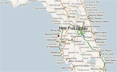 New Port Richey Map Florida