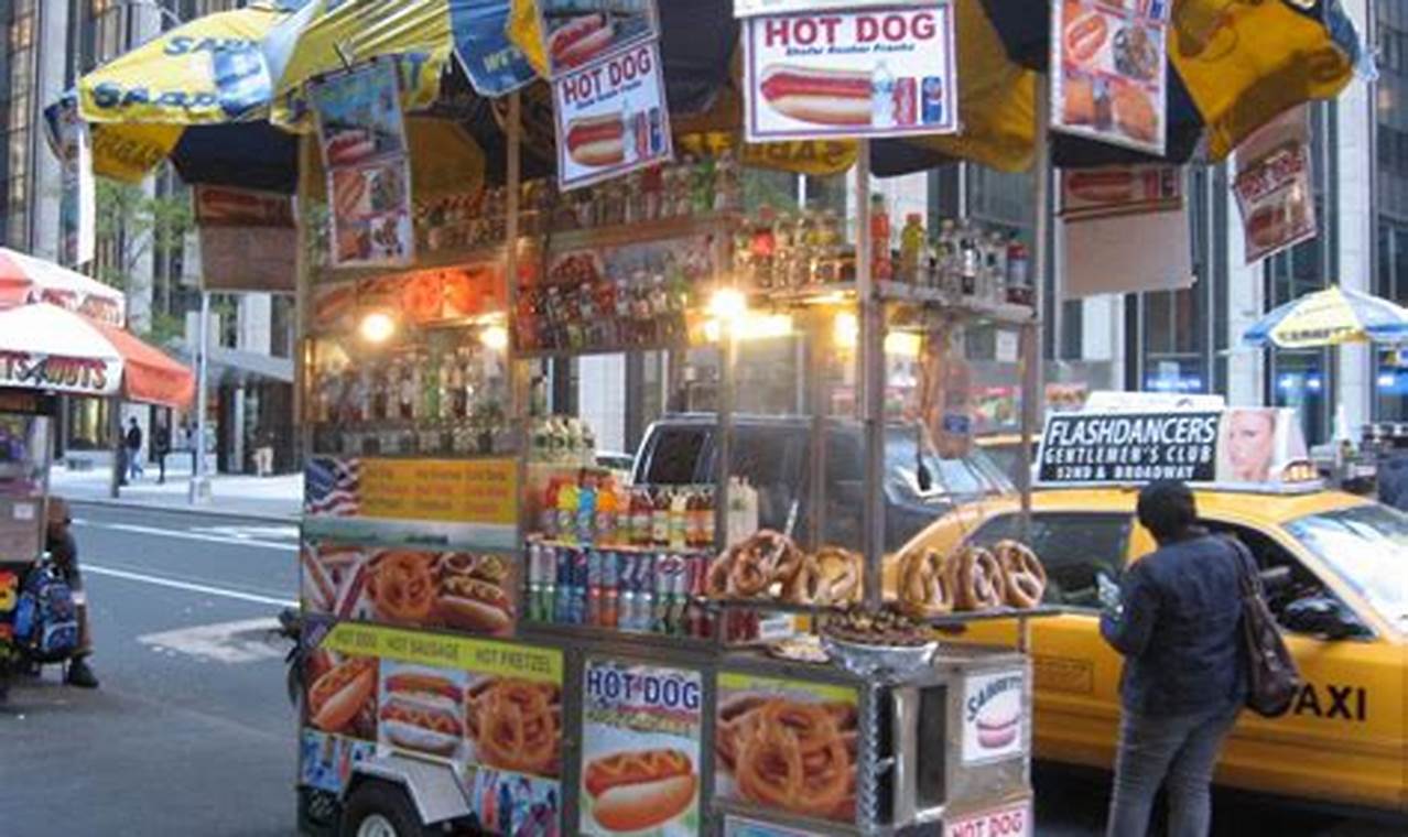 New York City's iconic street food and food carts