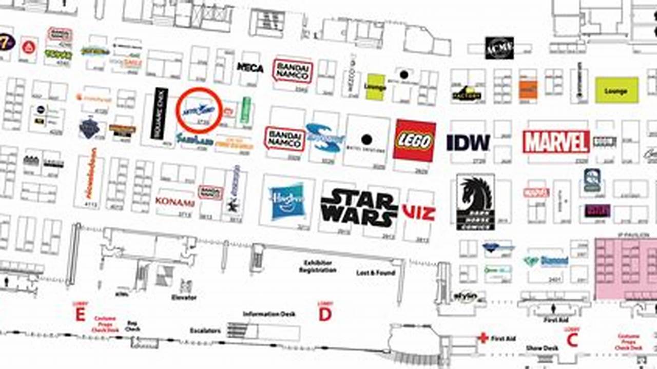New York Comic Con 2024 Map