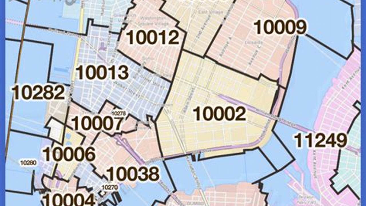 New York Postal Code List