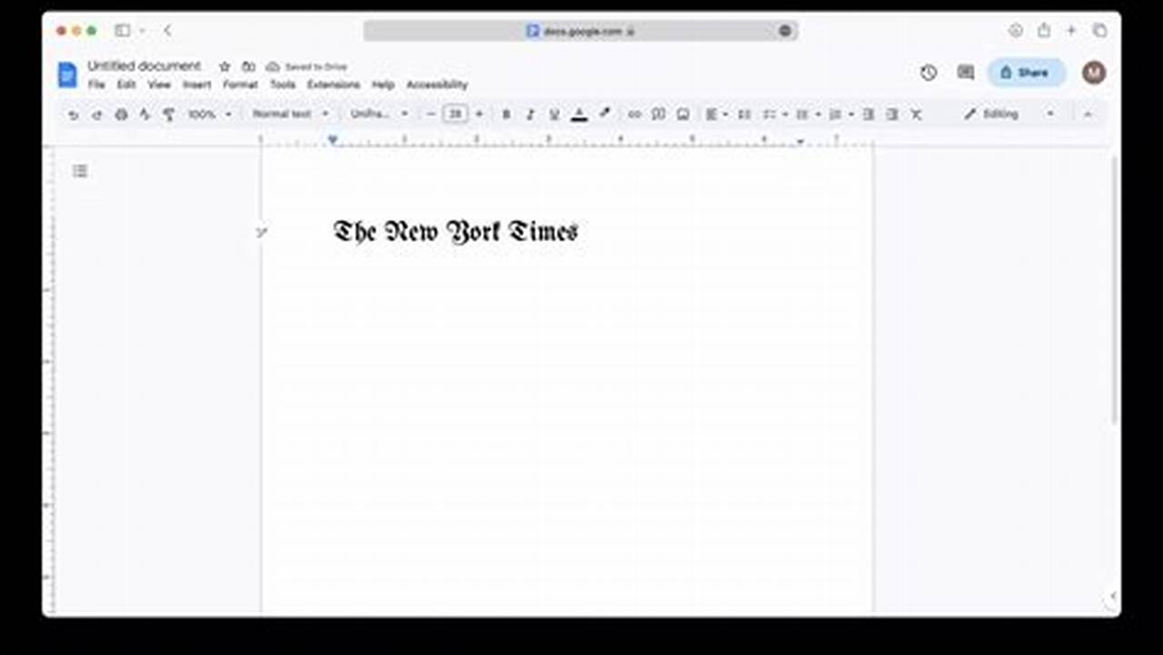 New York Times Font Google Docs