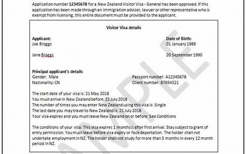 New Zealand Travel Visa Definition