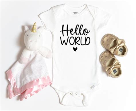 Download New Baby, Hello World For Cricut