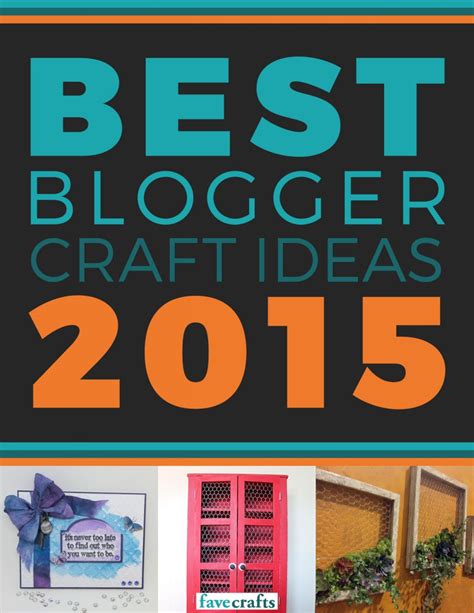 New Craft Ideas For 2015