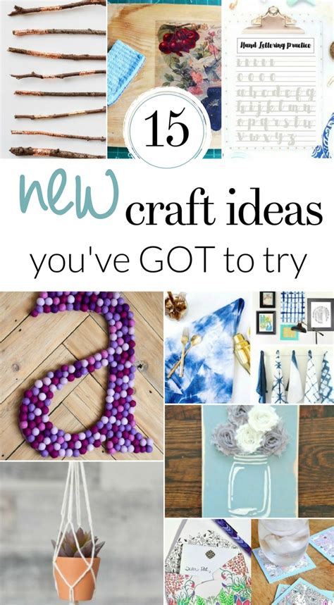 New Craft Ideas For 2017
