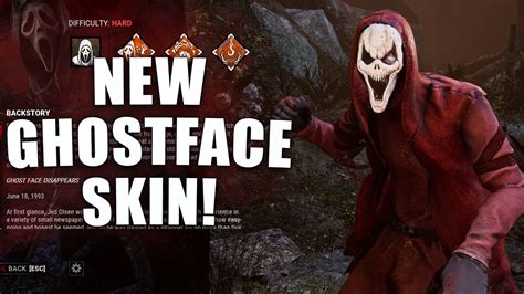 Unleash the Haunting Fury: Experience the Menacing Presence of the New Ghostface Skin in Dead by Daylight