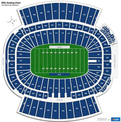 New Highmark Stadium Seating Chart