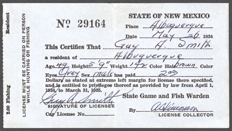 New Mexico Fishing License