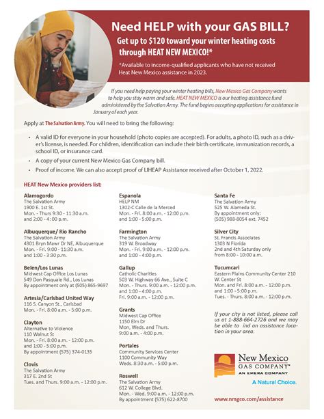 New Mexico Gas Stimulus