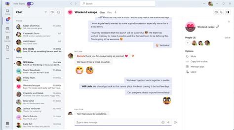 New Microsoft Teams app