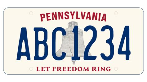 New Pennsylvania License Plate