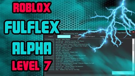 New Roblox Exploit: FulFlex Alpha WORKING! Level 7 Lua C 