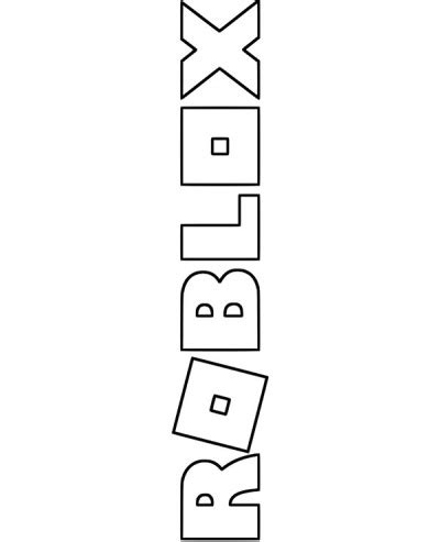New Roblox Logo Coloring Page - Free Printable Coloring Pages 