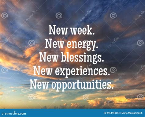 New Week Quotes
